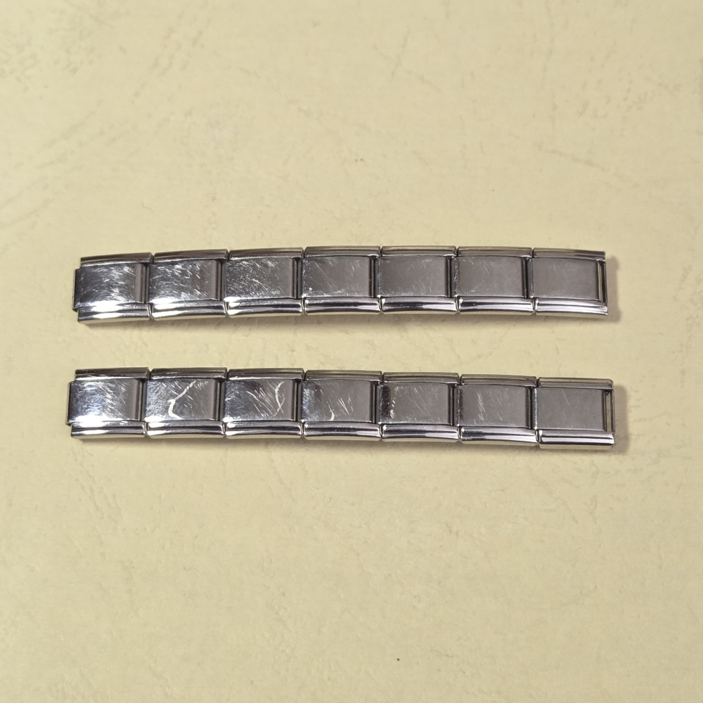 *3 for $30* Italian Charm Bracelet Blank Links - 14 pcs